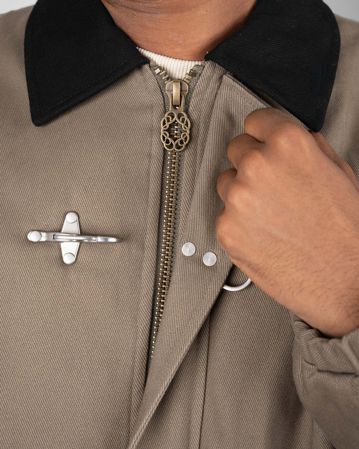 Prohibited | Back In The Days Jacket - Ash Green - Kubanna