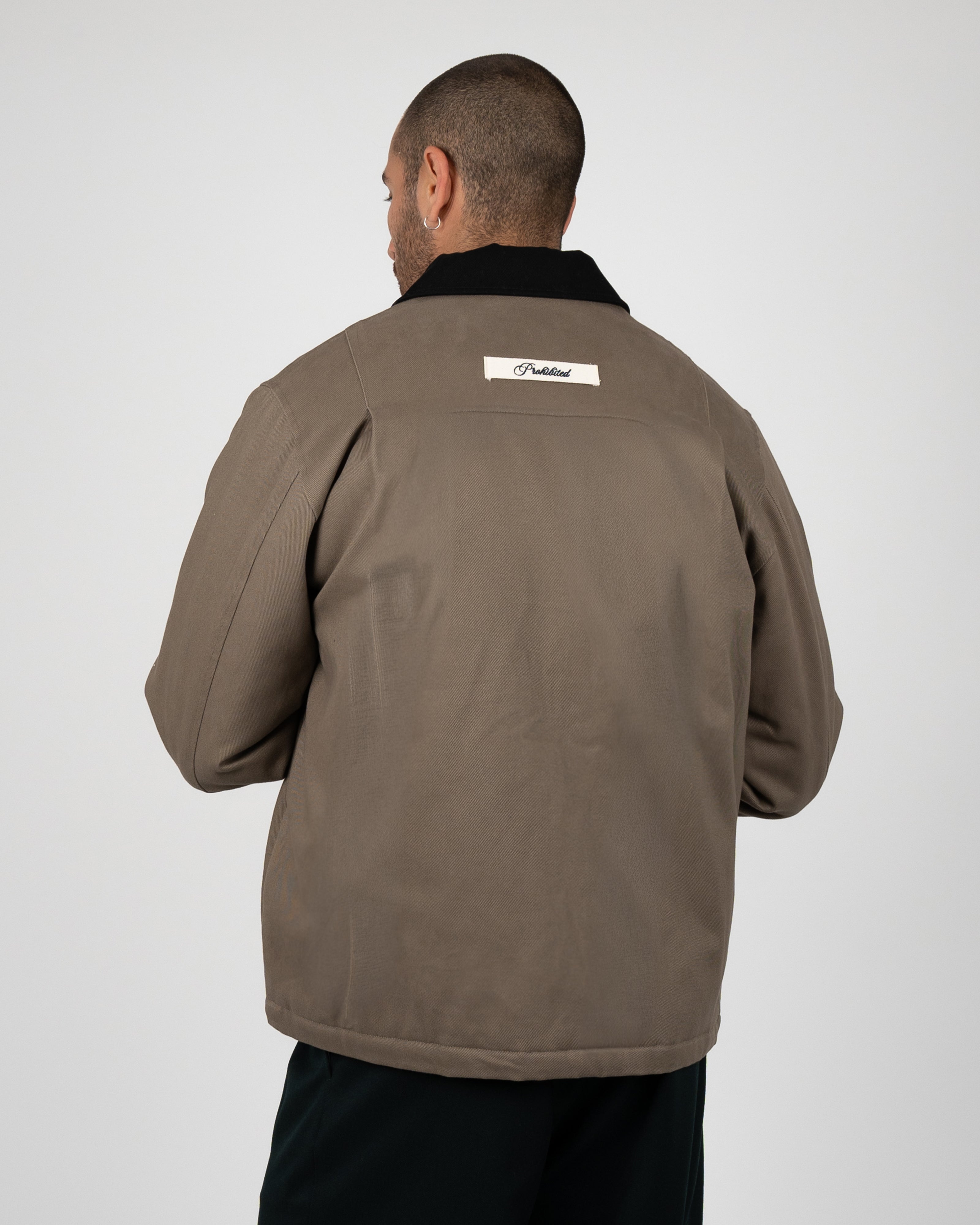 Prohibited | Back In The Days Jacket - Ash Green - Kubanna