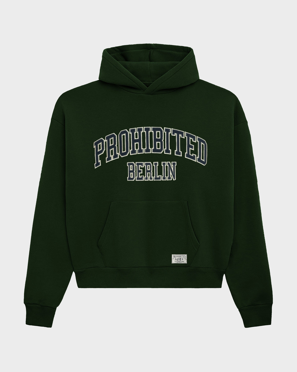 Prohibited | College Hoodie - Green - Kubanna