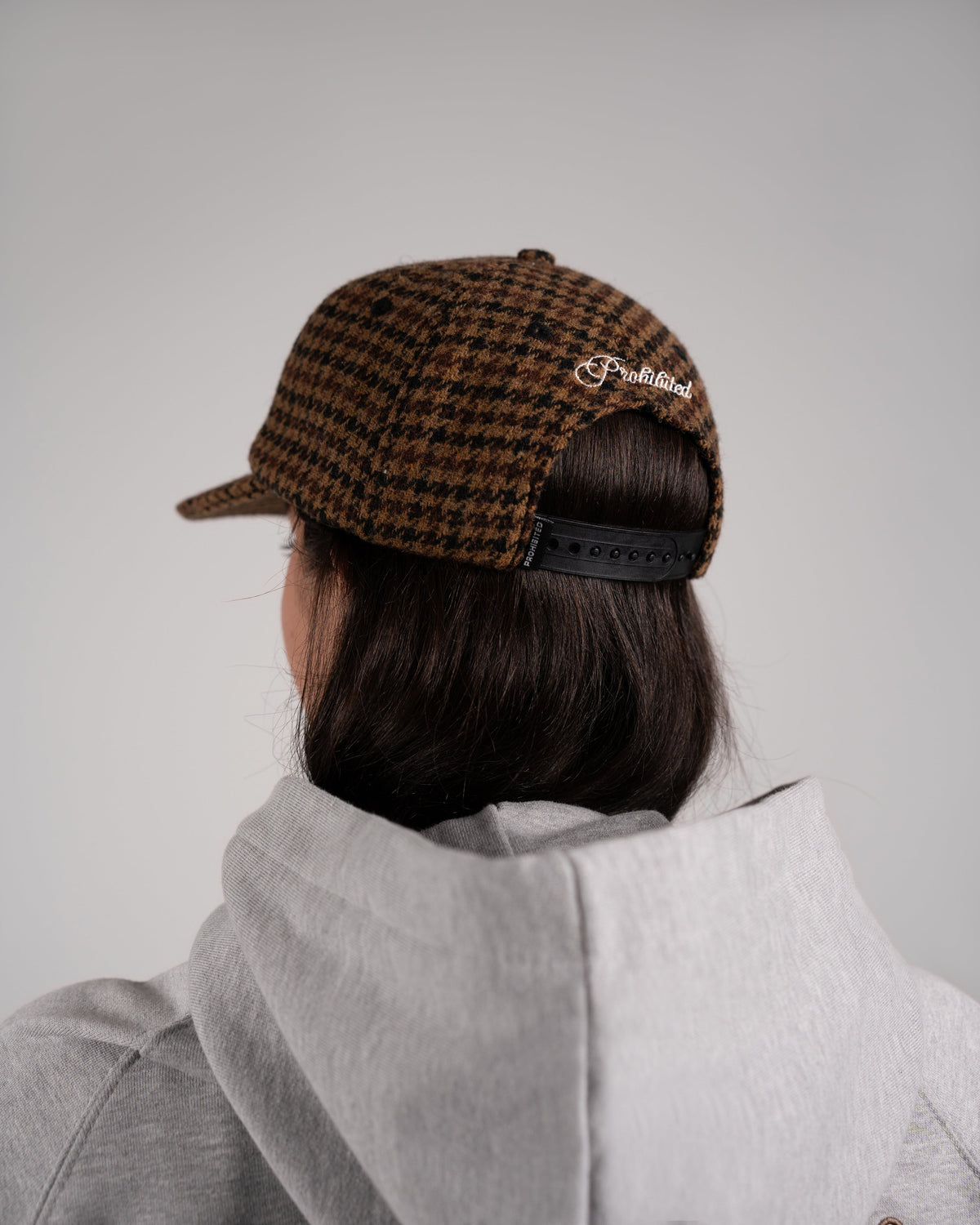 Prohibited | Double P Cap - Checkered Brown - Kubanna