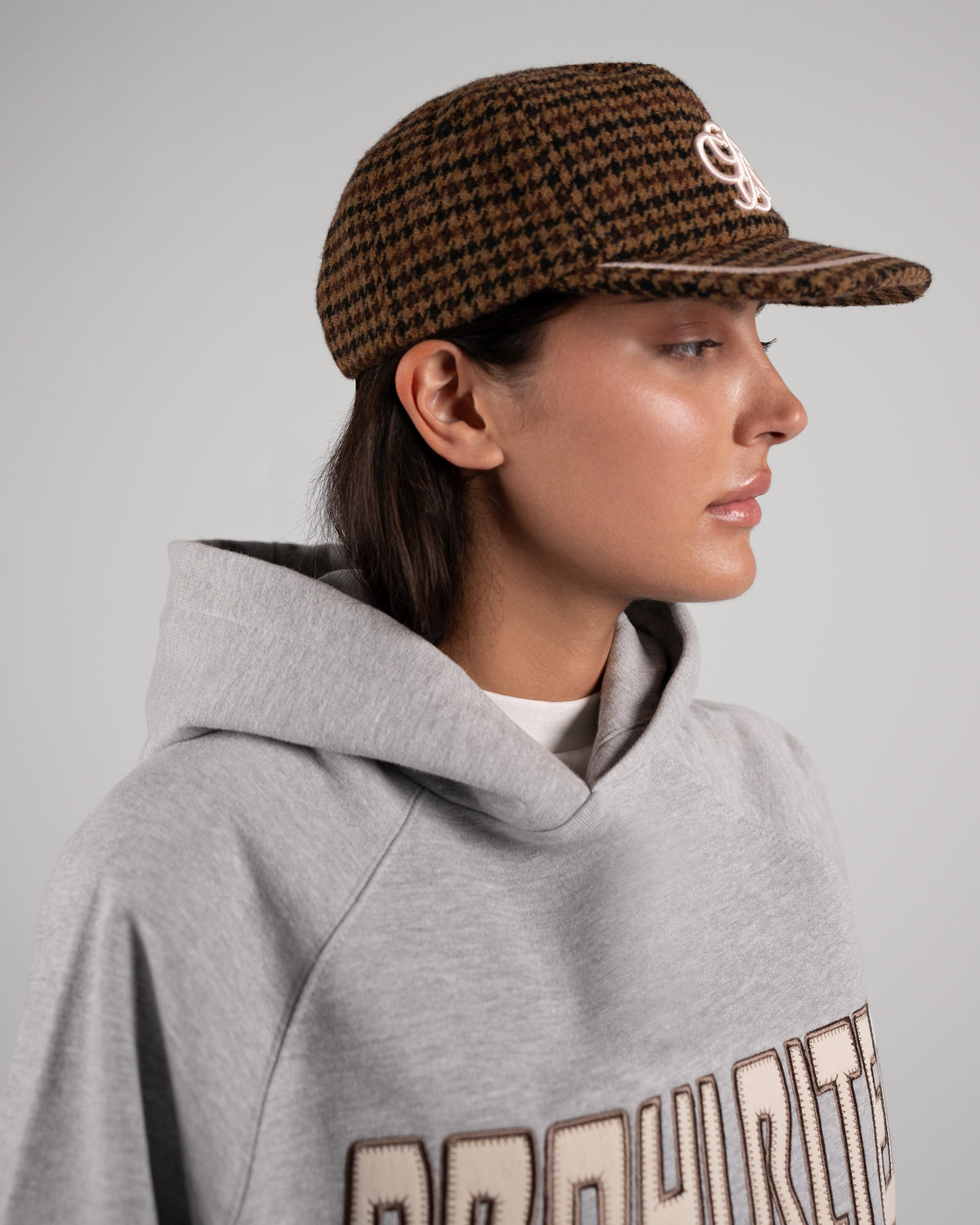 Prohibited | Double P Cap - Checkered Brown - Kubanna