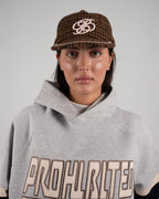 Prohibited | Double P Cap - Checkered Brown - Kubanna