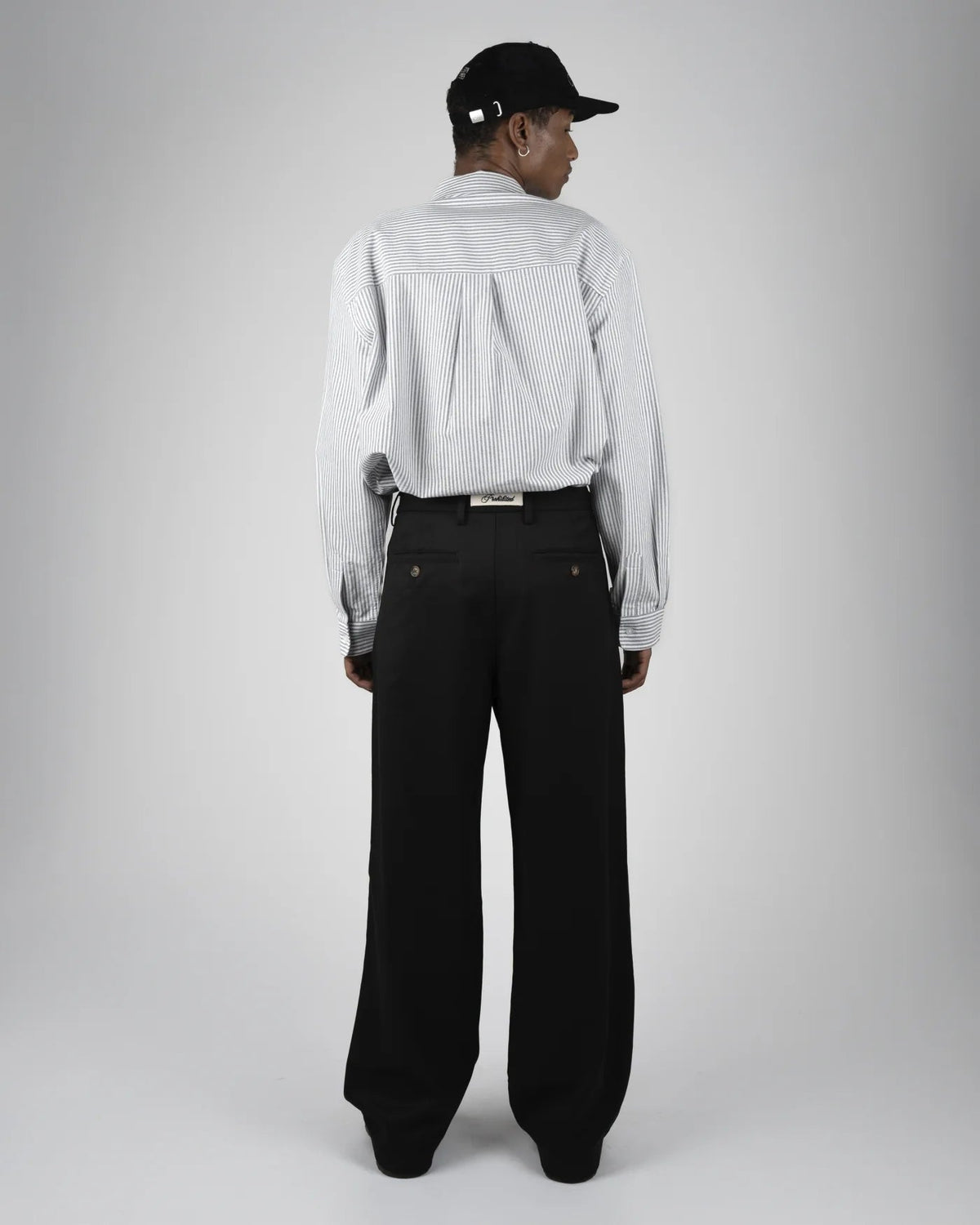 Prohibited | Heritage Pleated Pants - Black - Kubanna