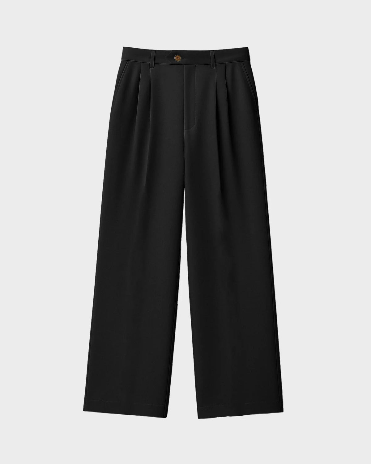 Prohibited | Heritage Pleated Pants - Black - Kubanna