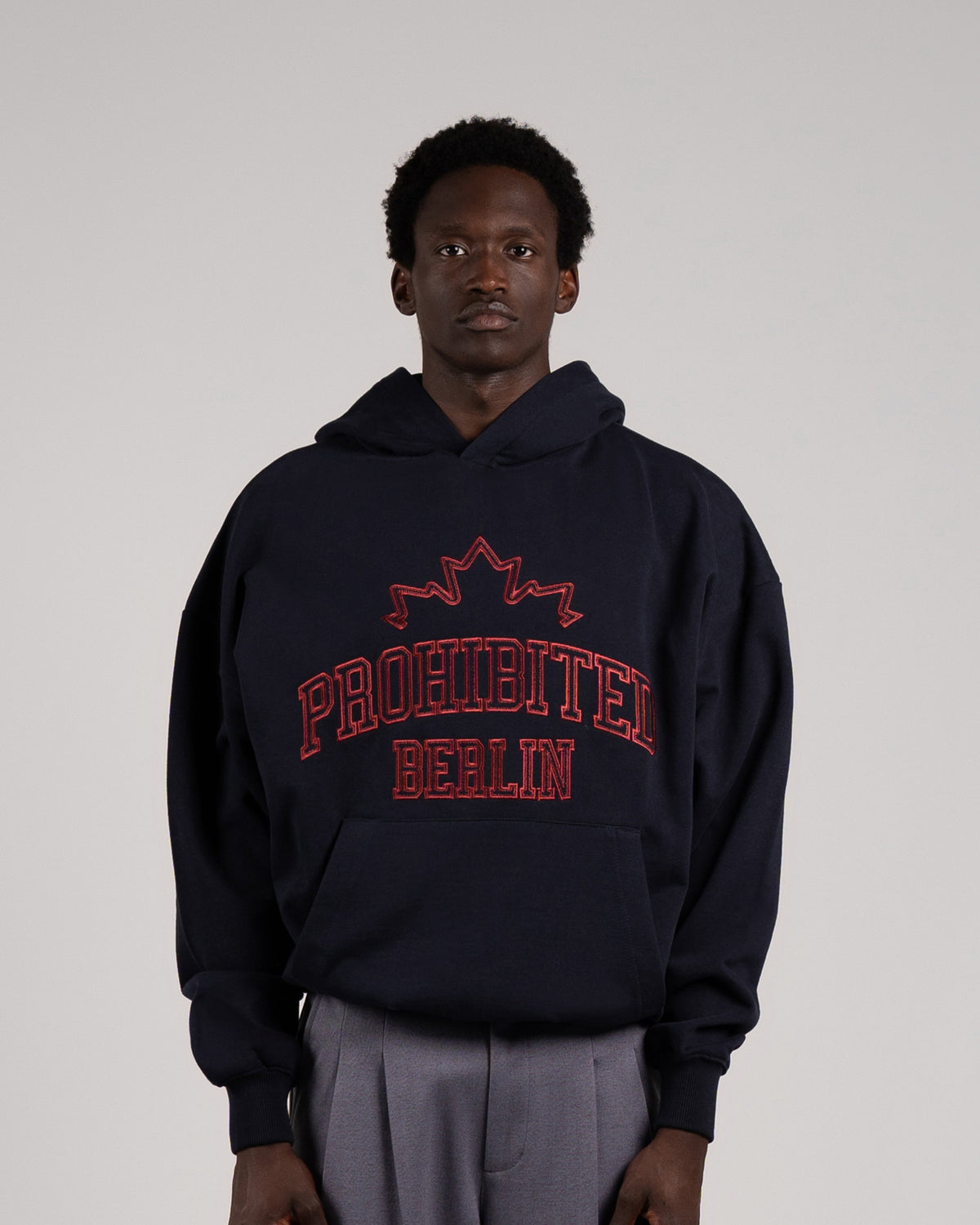 Prohibited | Maple Leaf Hoodie - Deep Blue - Kubanna