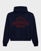 Prohibited | Maple Leaf Hoodie - Deep Blue - Kubanna