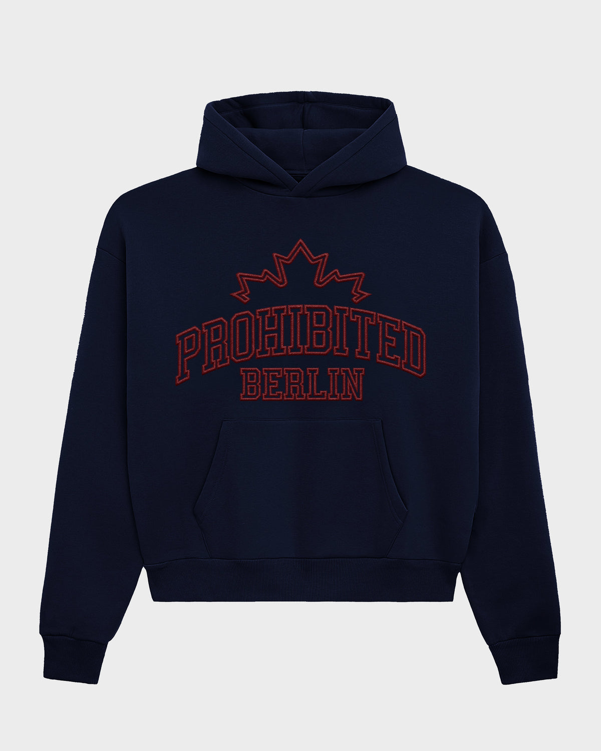 Prohibited | Maple Leaf Hoodie - Deep Blue - Kubanna