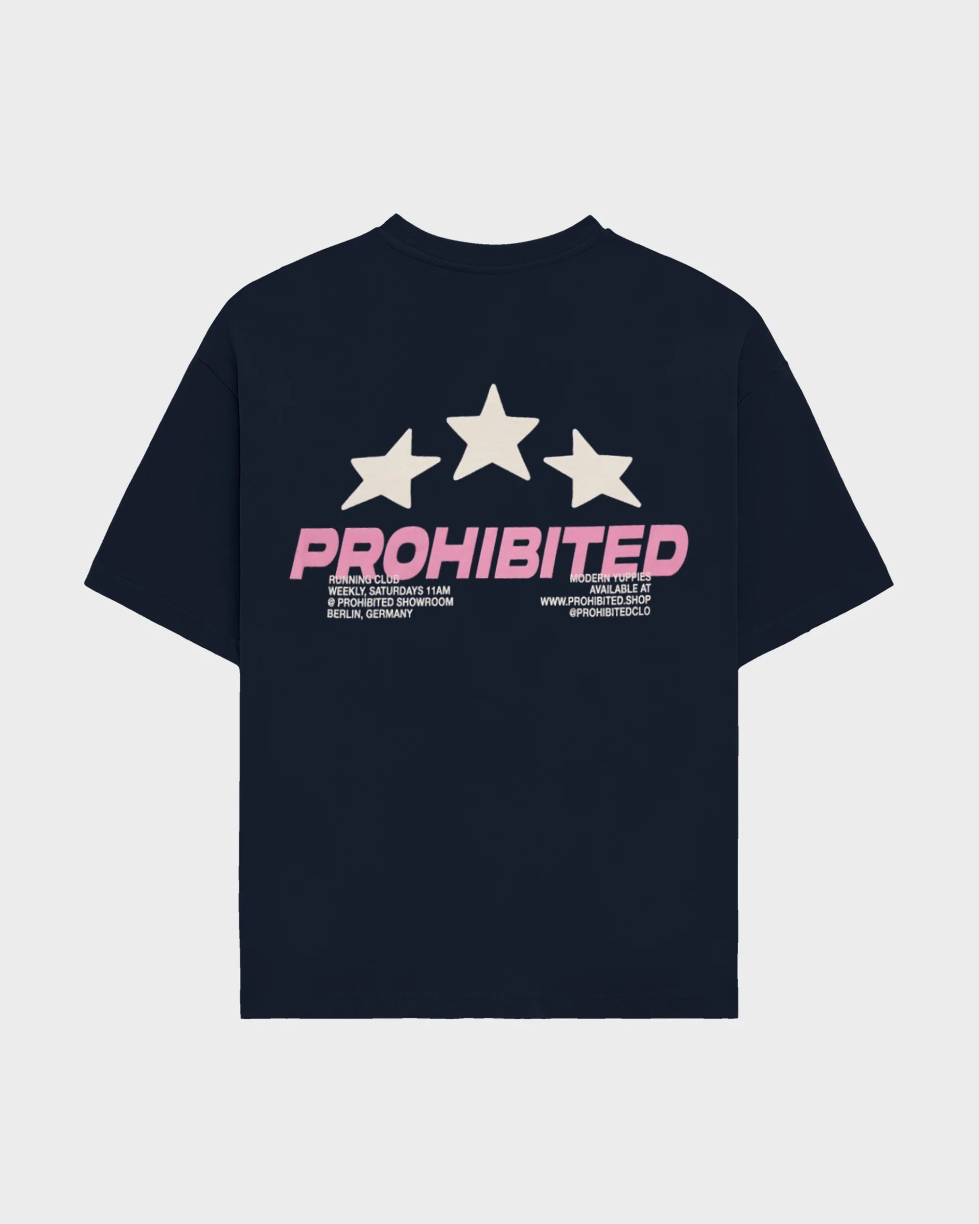 Prohibited | Running Club T-shirt – Deep Blue - Kubanna