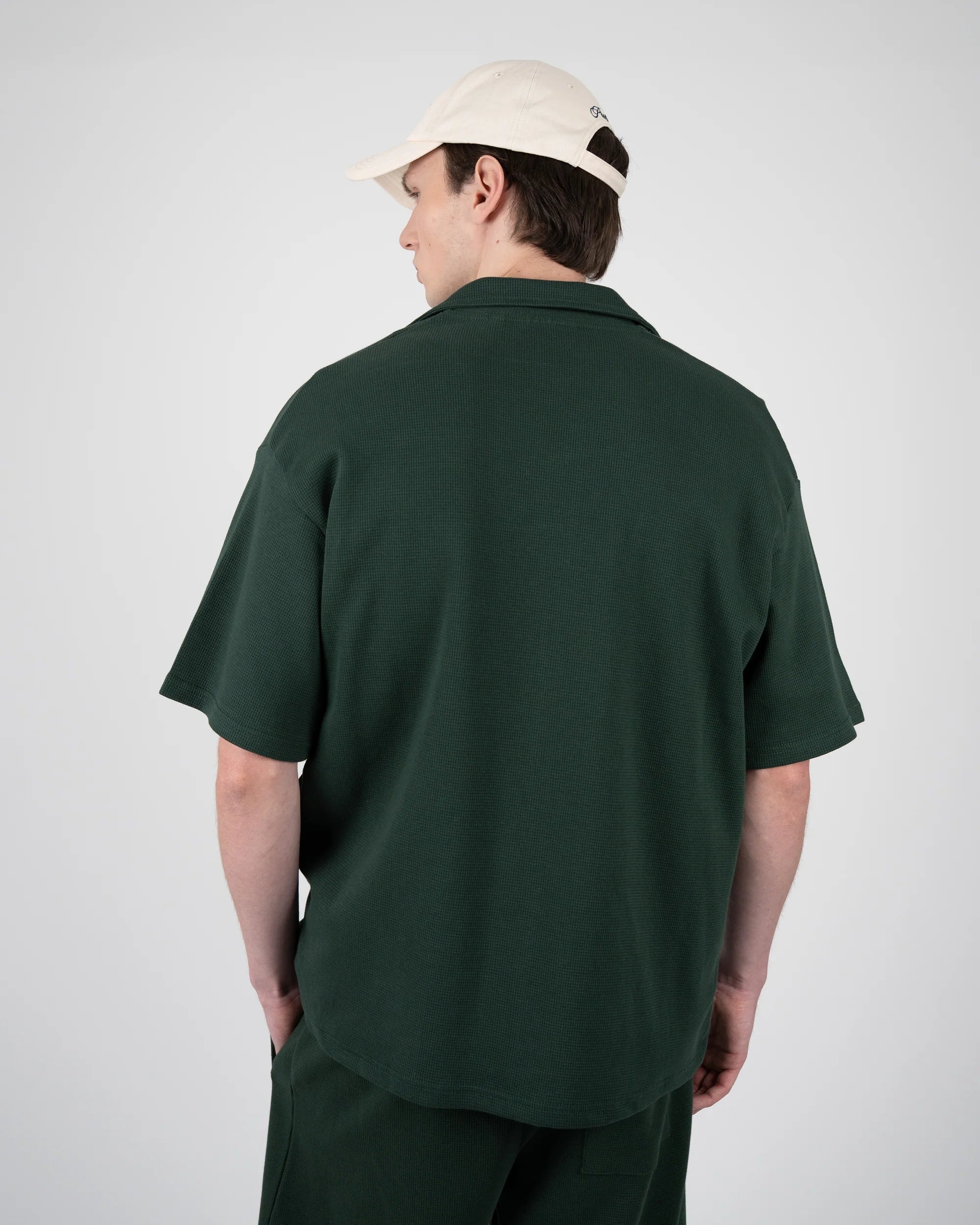 Prohibited Seaside Waffle Shirt - Green - Kubanna