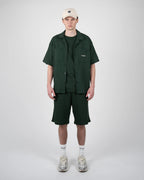 Prohibited Seaside Waffle Shorts - Green - Kubanna