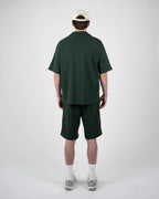 Prohibited Seaside Waffle Shorts - Green - Kubanna