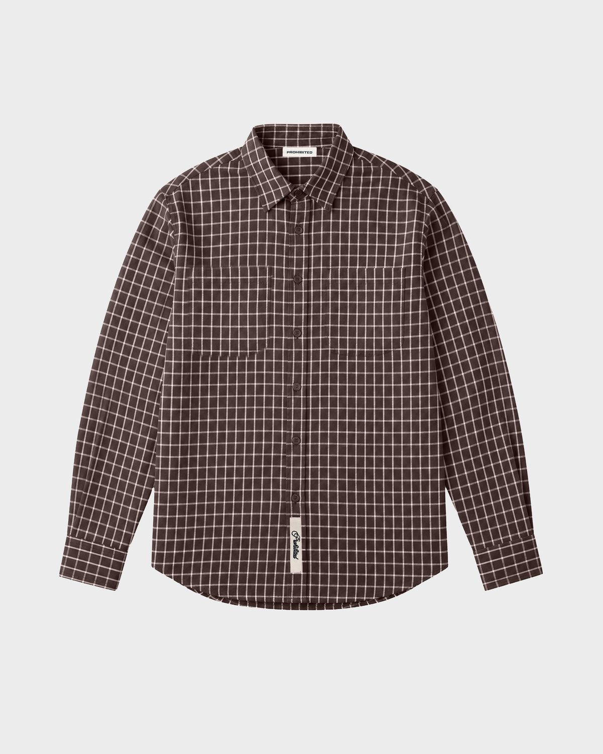 Prohibited | Seasoned Flannel Shirt - Brown - Kubanna