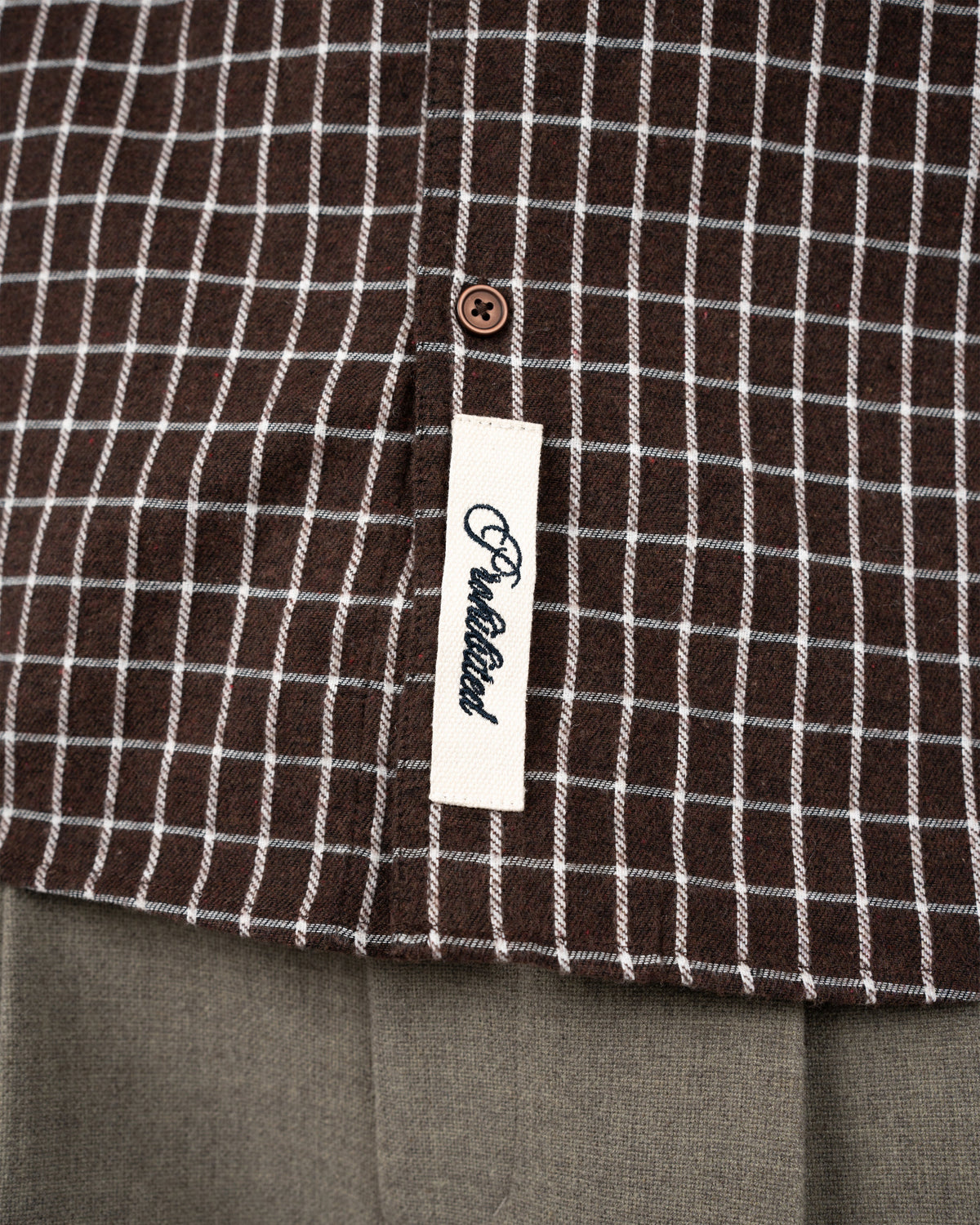 Prohibited | Seasoned Flannel Shirt - Brown - Kubanna