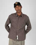 Prohibited | Seasoned Flannel Shirt - Brown - Kubanna