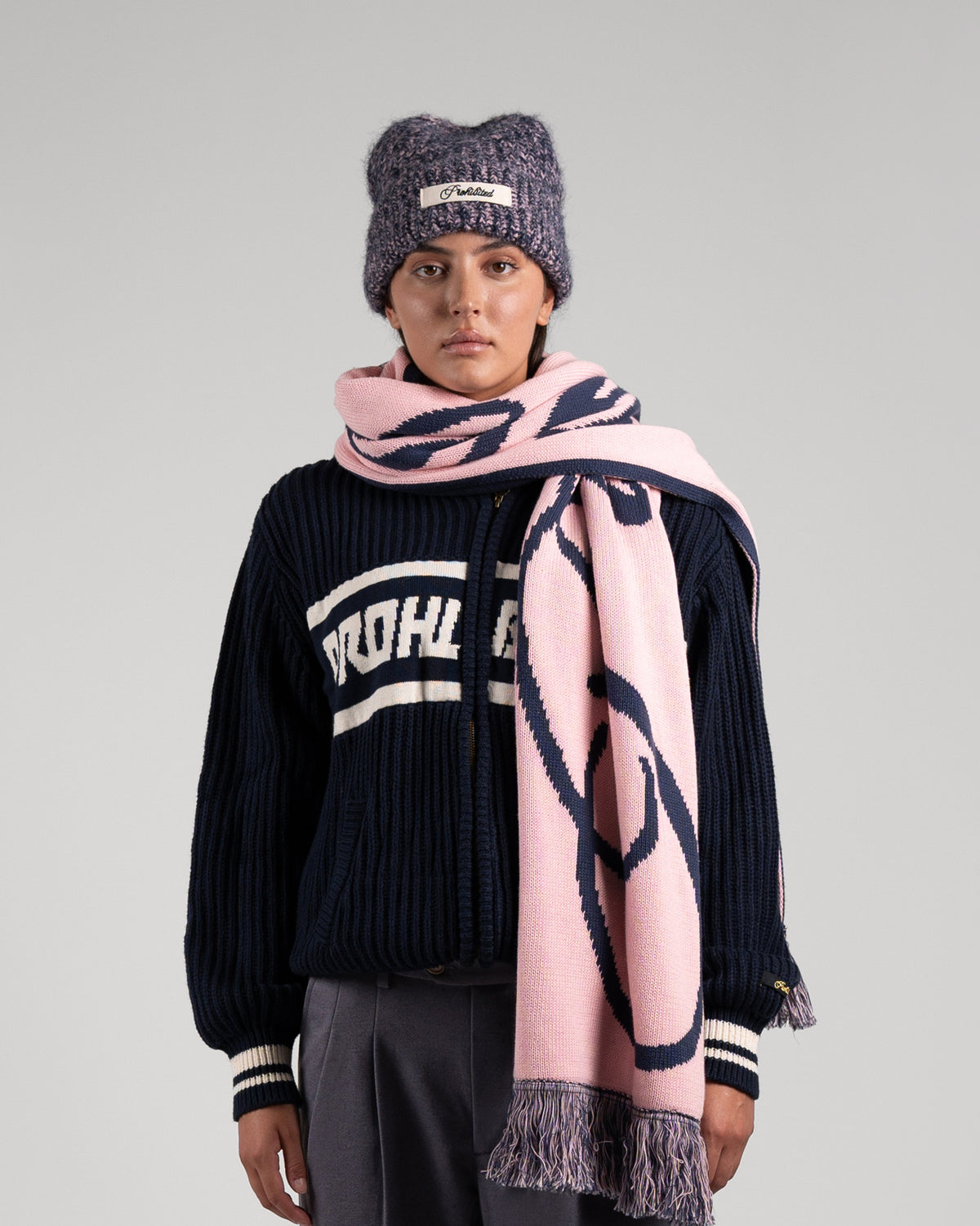 Prohibited | South Stand Scarf - Rose - Kubanna