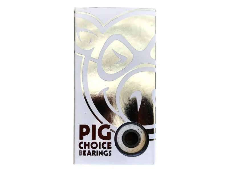 Pig Wheels - Pig Choice Bearings Skateboard Lagers - White