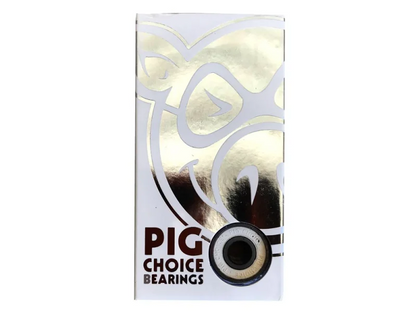 Pig Wheels - Pig Choice Bearings Skateboard Lagers - White