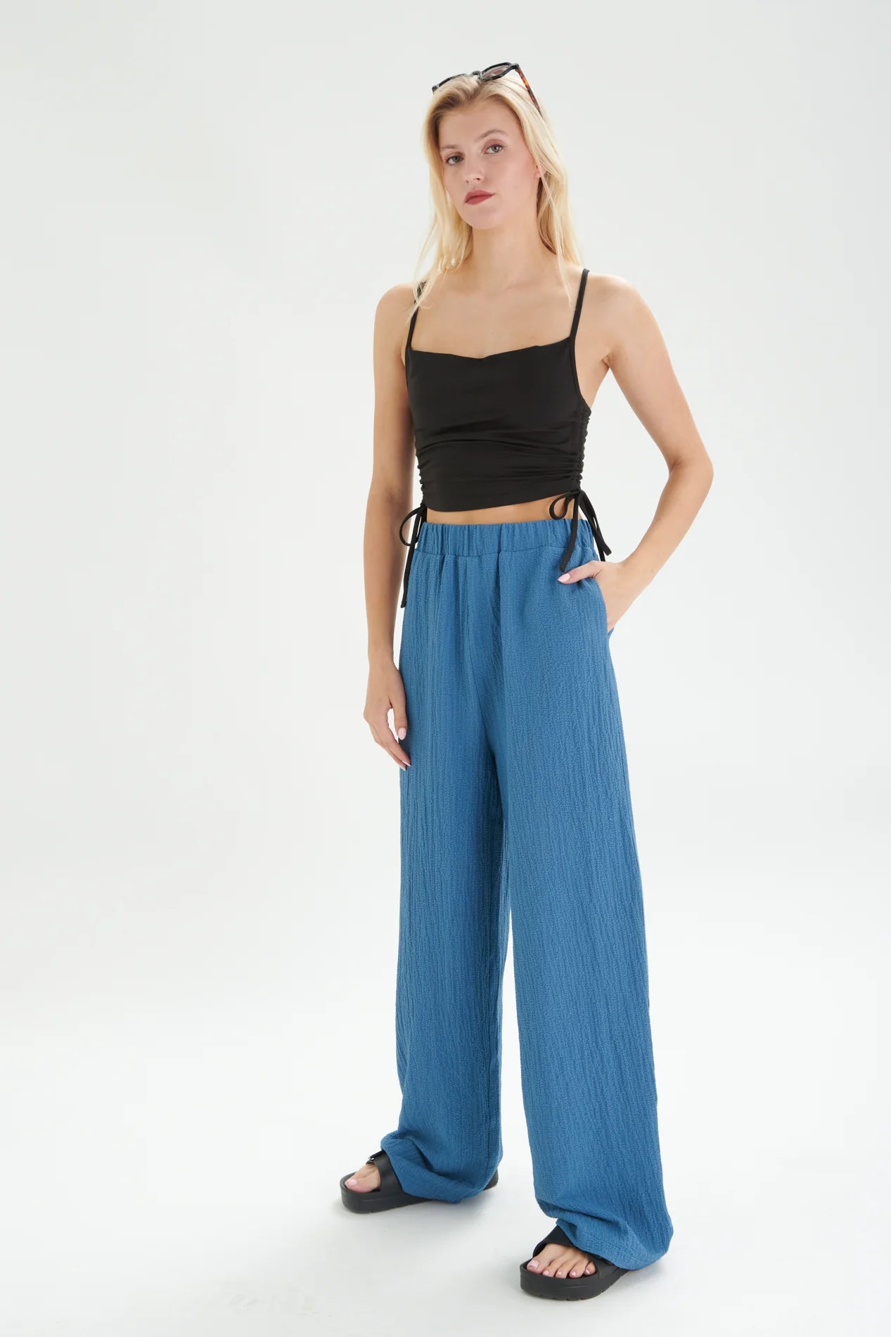 24 Colours Trousers - Blue