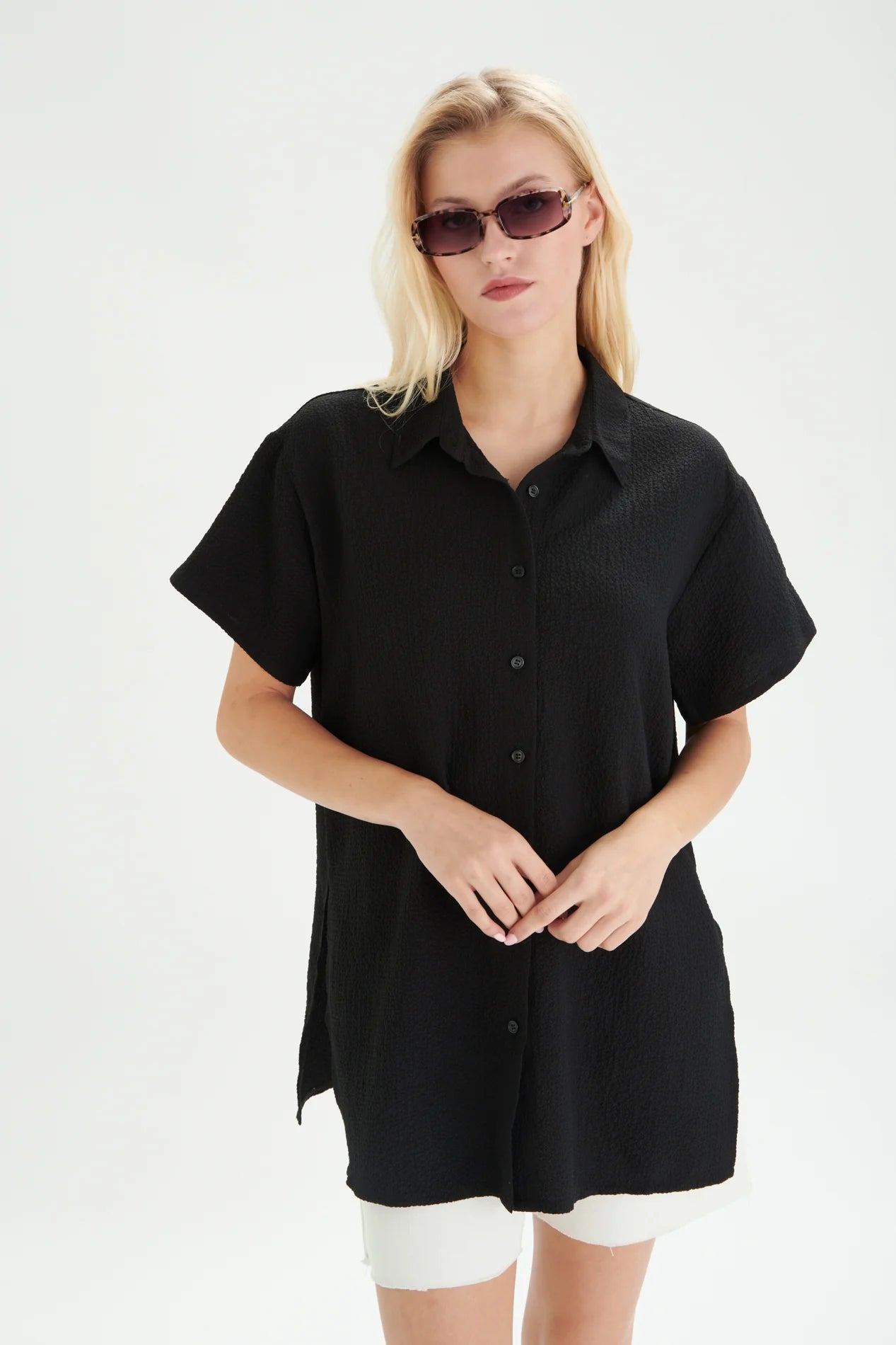 24 colours Blouse - Black