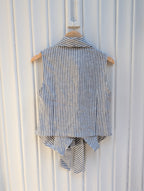 Not A Label Ronny Striped Blouse - Blue