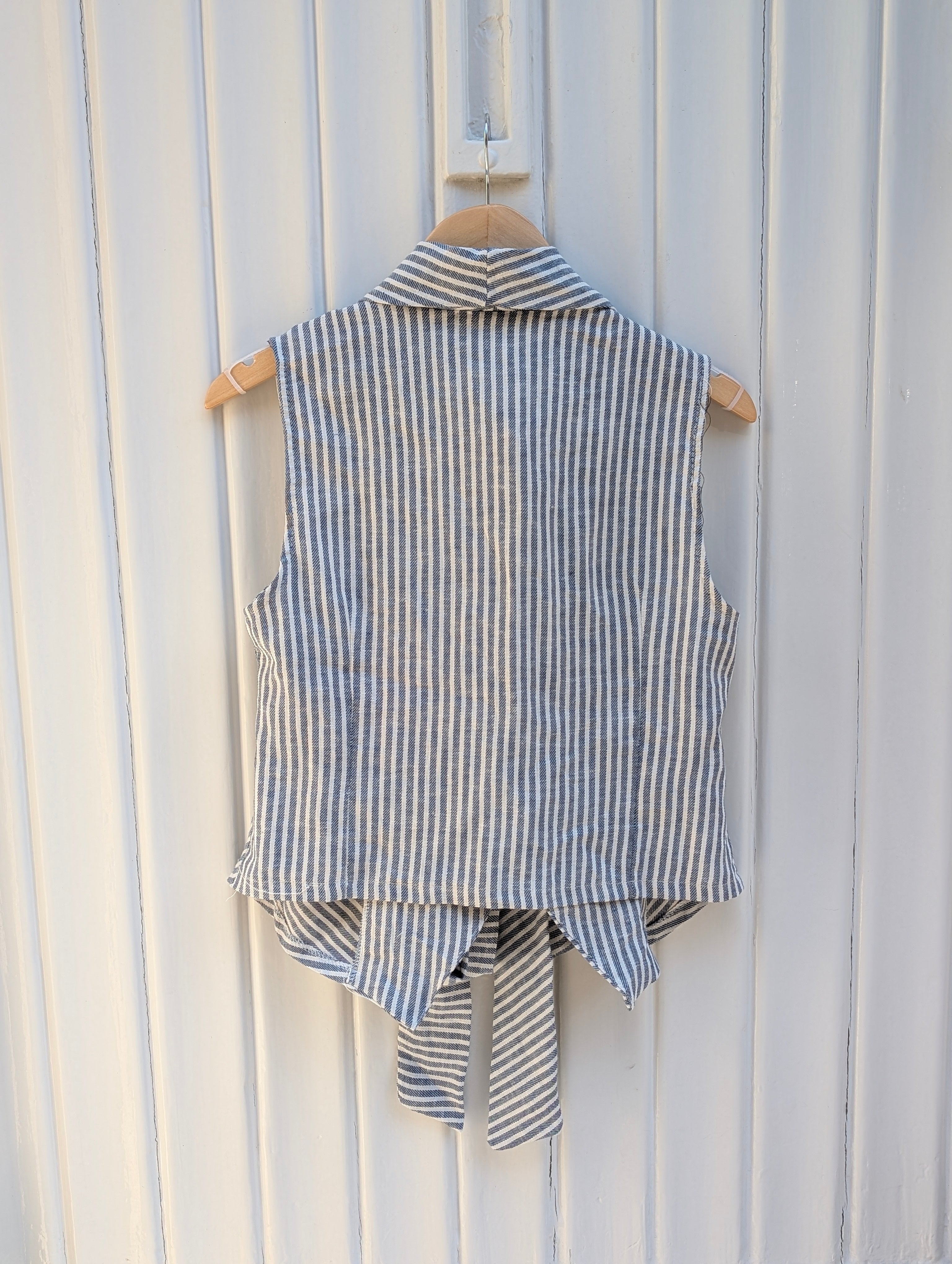 Not A Label Ronny Striped Blouse - Blue