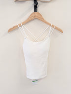 Not a label Rory singlet - White - Kubanna