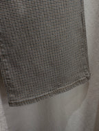 Wide leg pants - Espresso Check