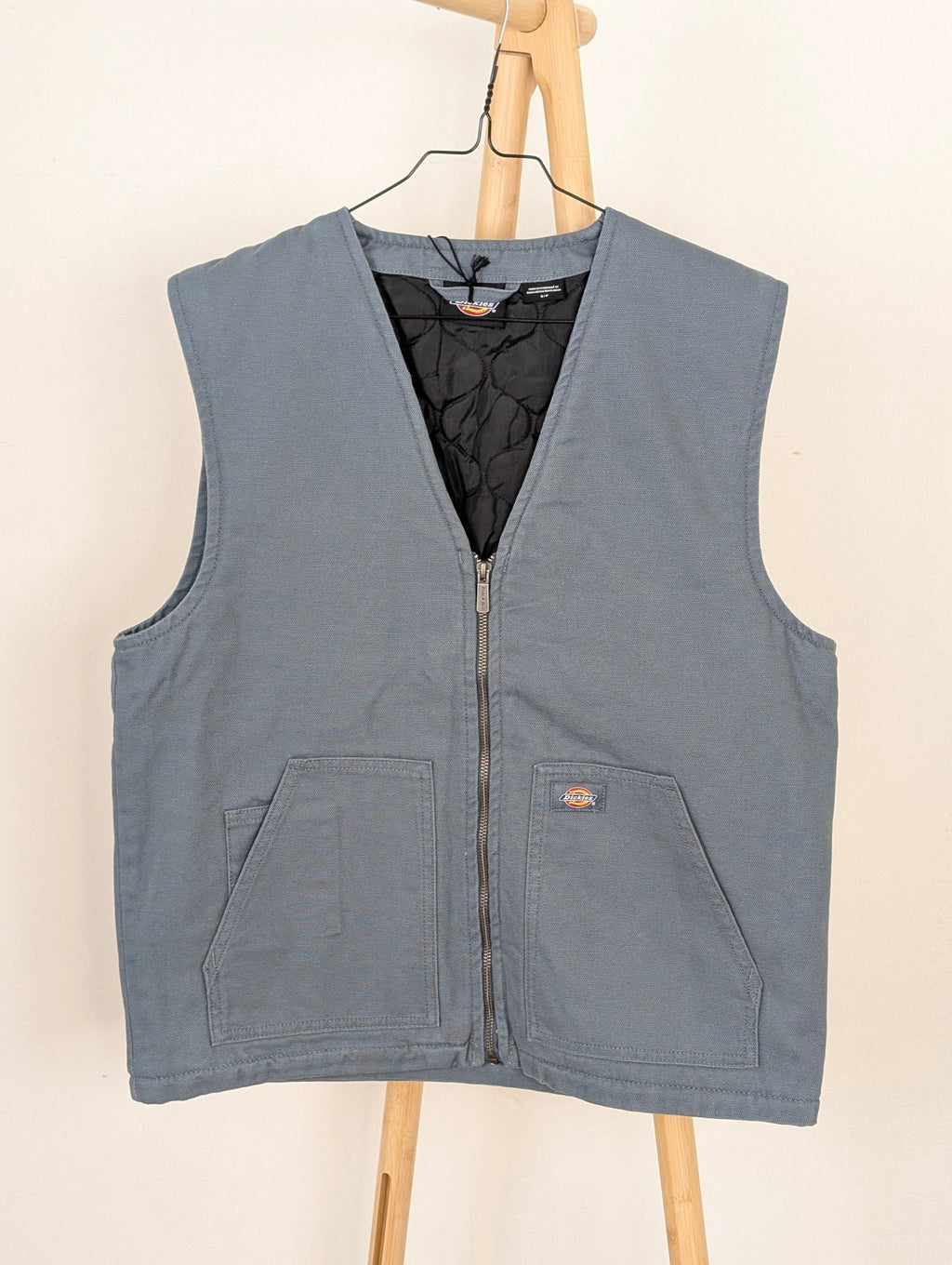 Dickies Duck Canvas Padded Gilet - Stormy Weather