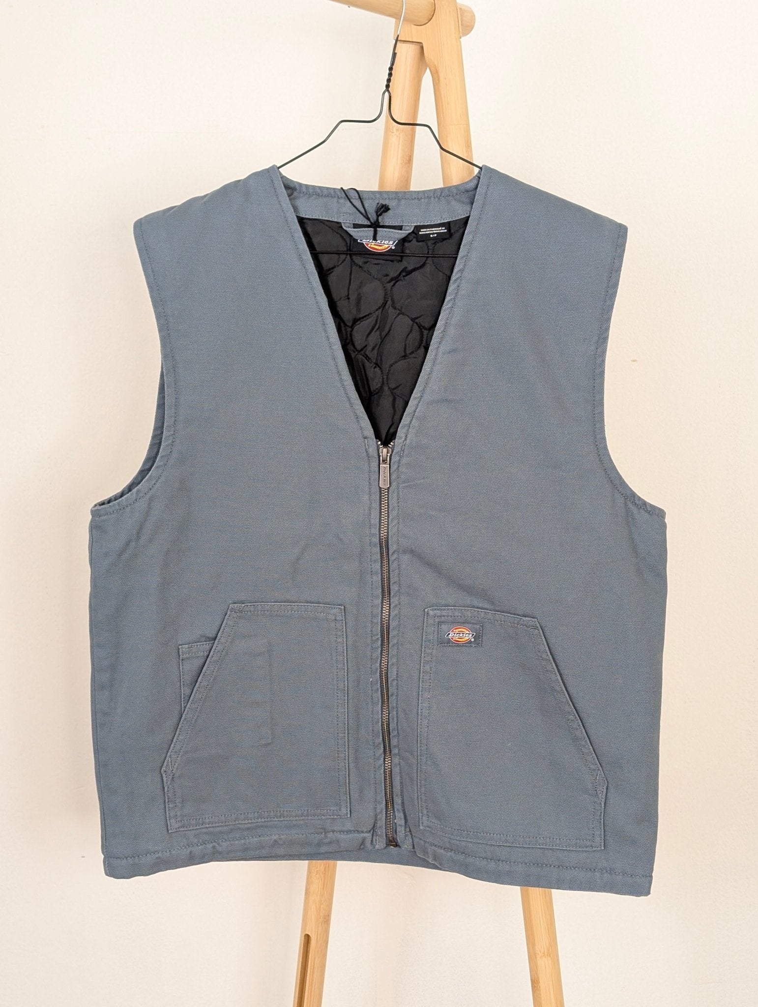 Dickies Duck Canvas Padded Gilet - Stormy Weather