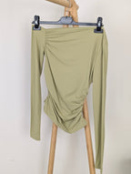 Asymmetric Top Lena - Olive green - Kubanna