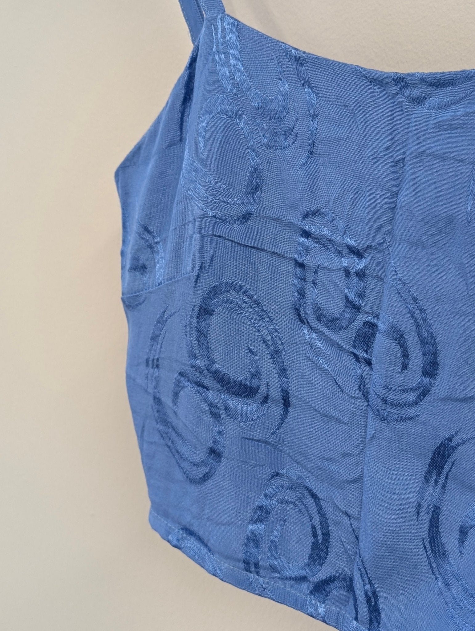 Berawa Luxe Marcy Top Mediteranean Swirl - Blue - Kubanna
