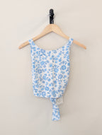 Berawa Luxe Chantal Top - Sky Blue - Kubanna