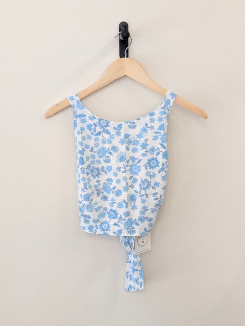 Berawa Luxe Chantal Top - Sky Blue - Kubanna