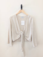 Berawa Luxe Rina Wrap Top - Natural - Kubanna
