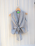 Not A Label Ronny Striped Blouse - Blue