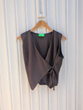 Not A Label Ginny Gilet - Brown