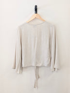 Berawa Luxe Rina Wrap Top - Natural - Kubanna
