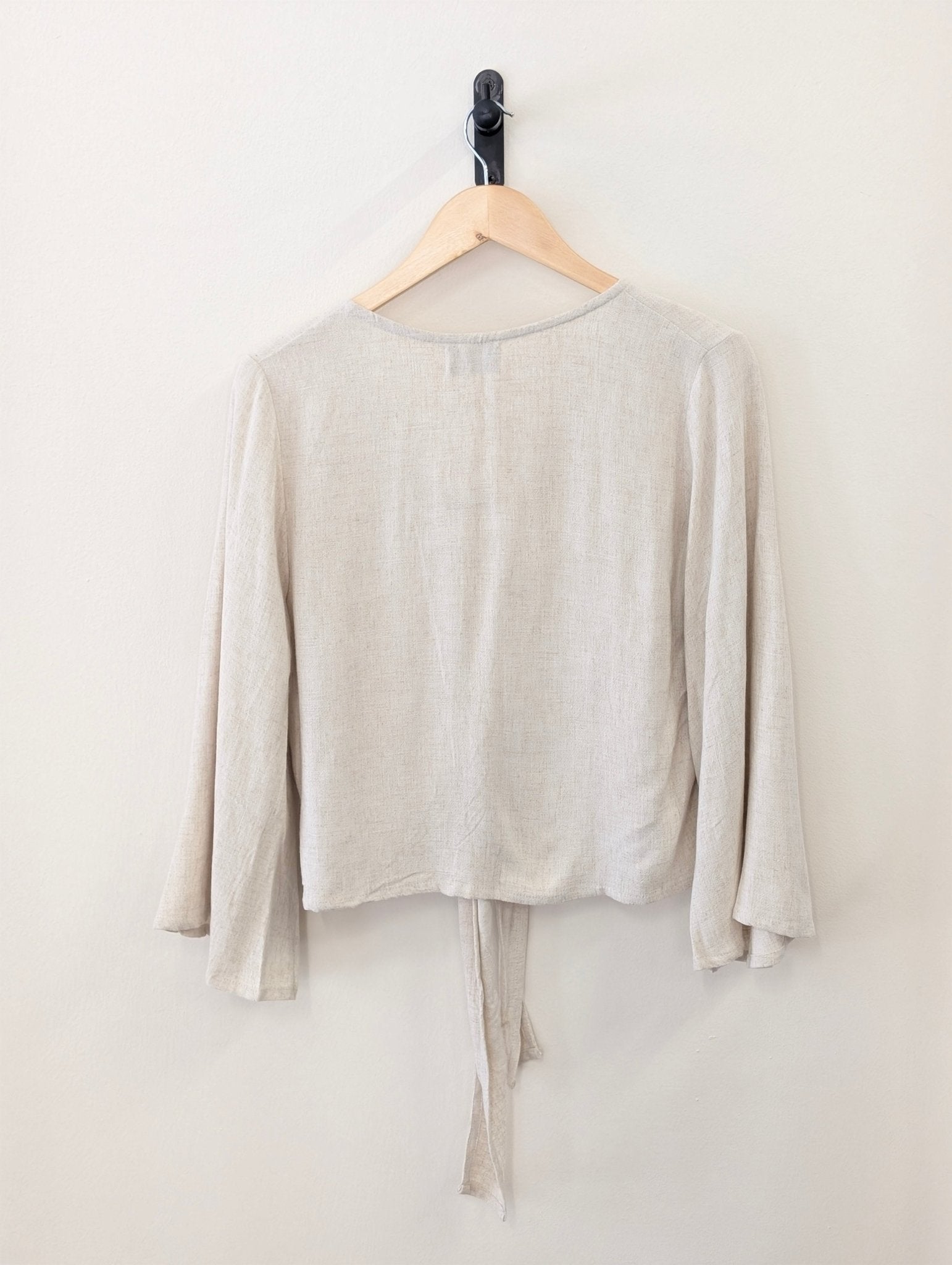 Berawa Luxe Rina Wrap Top - Natural - Kubanna