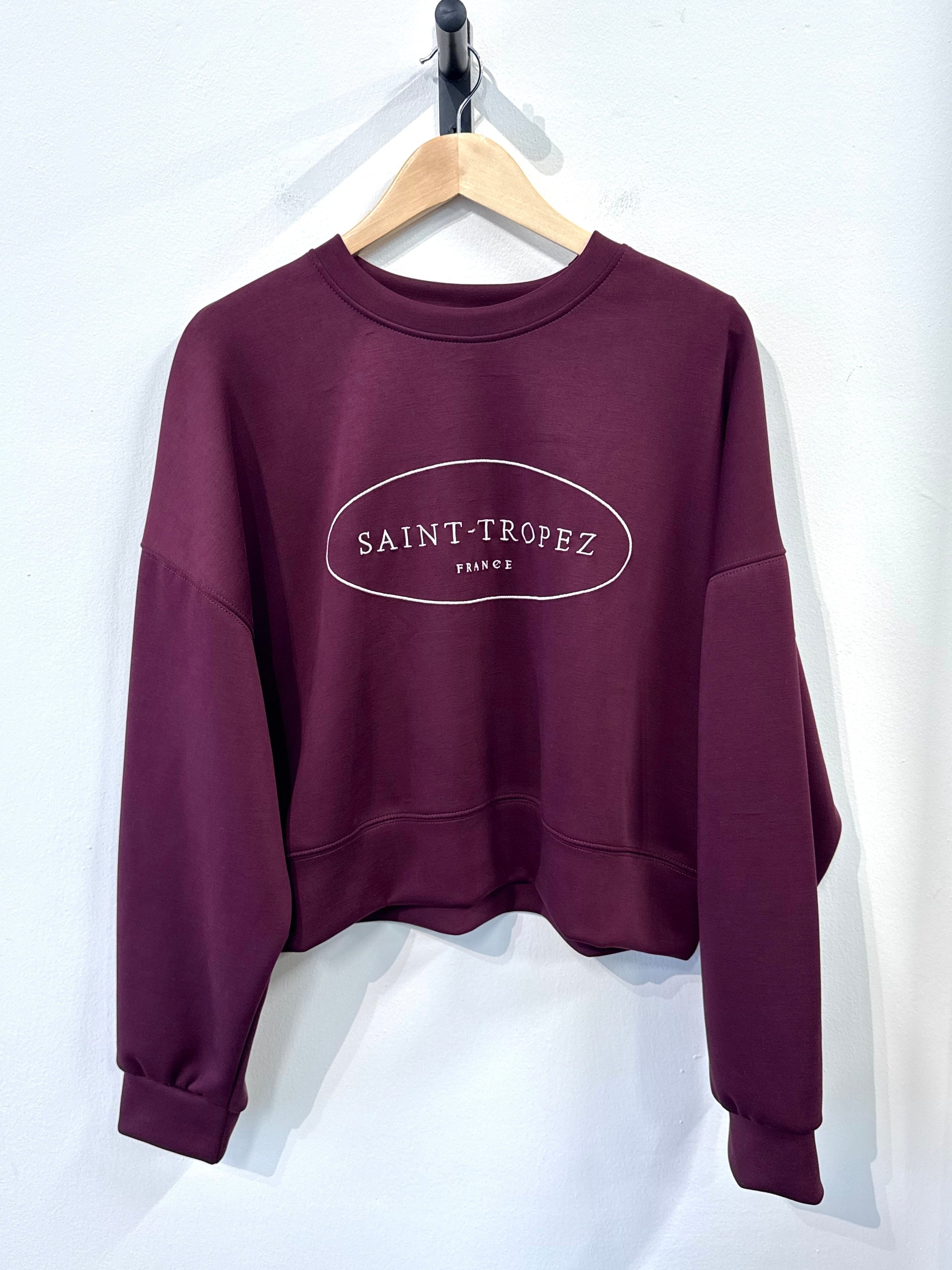 Saint-Tropez Sweater - Wine - Kubanna