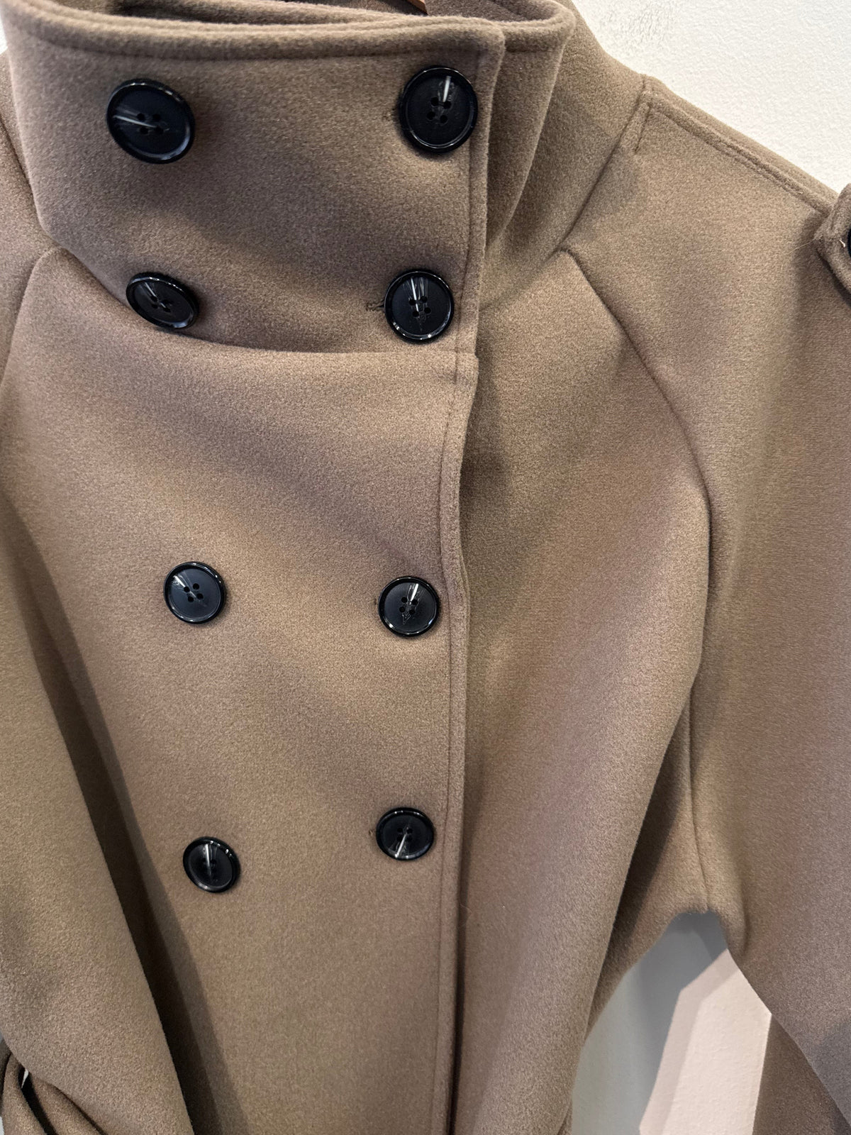 Sanne Belted Jacket - Taupe - Kubanna