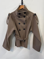 Sanne Belted Jacket - Taupe - Kubanna