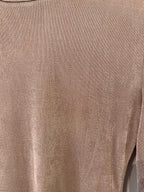 Sarah Faint Glitter Top - Taupe - Kubanna