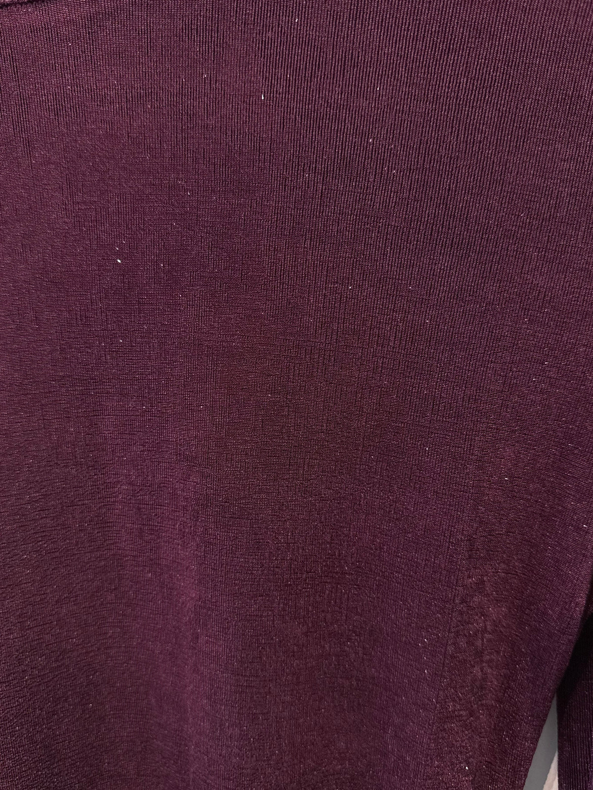 Sarah Faint Glitter Top - Wine Red - Kubanna