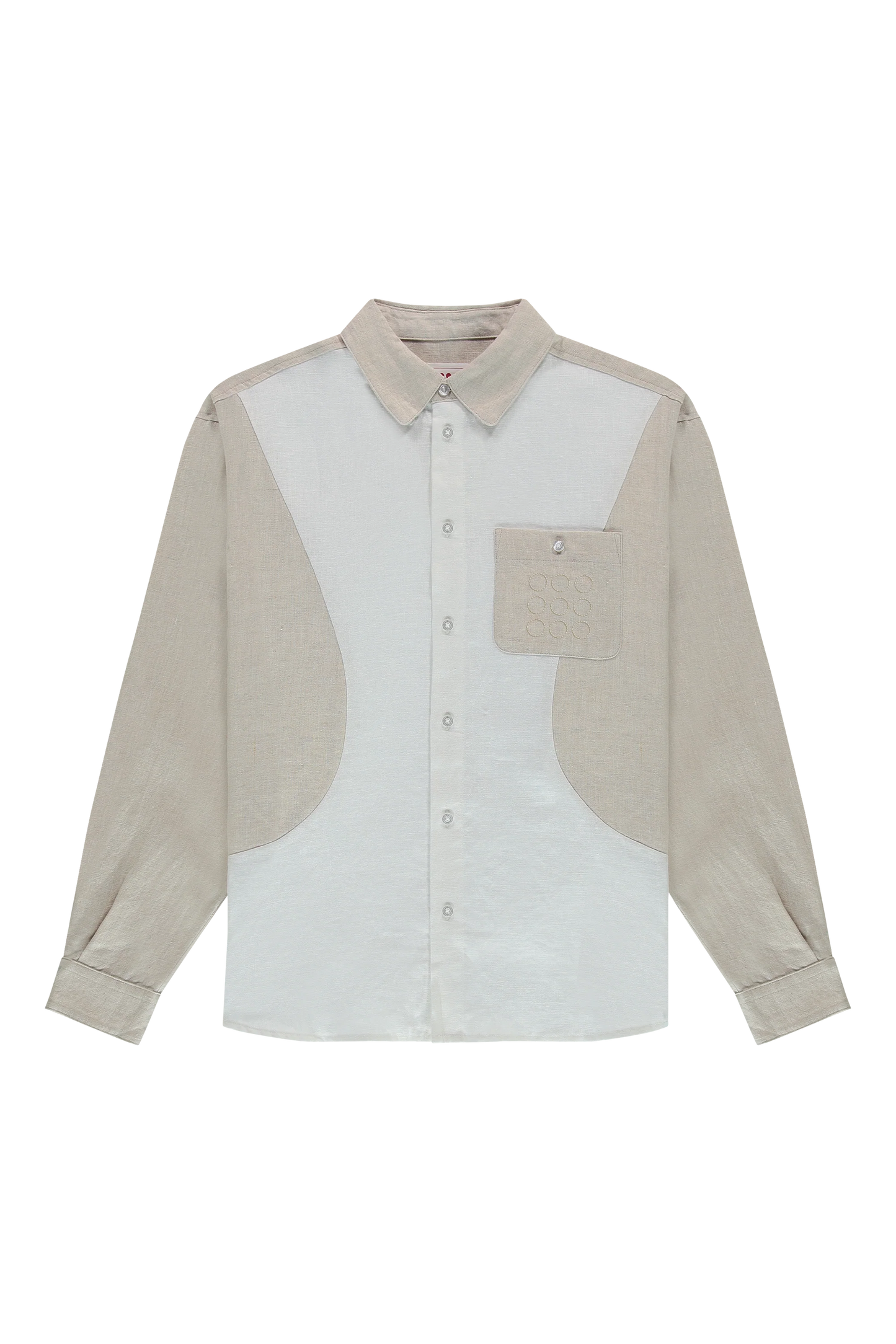 The New Originals Curve Shirt - White Alyssum/Beige