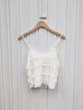 Smocked Cami Top - Ecru - Kubanna
