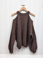 Sophie Sweater with Collar - Brown - Kubanna