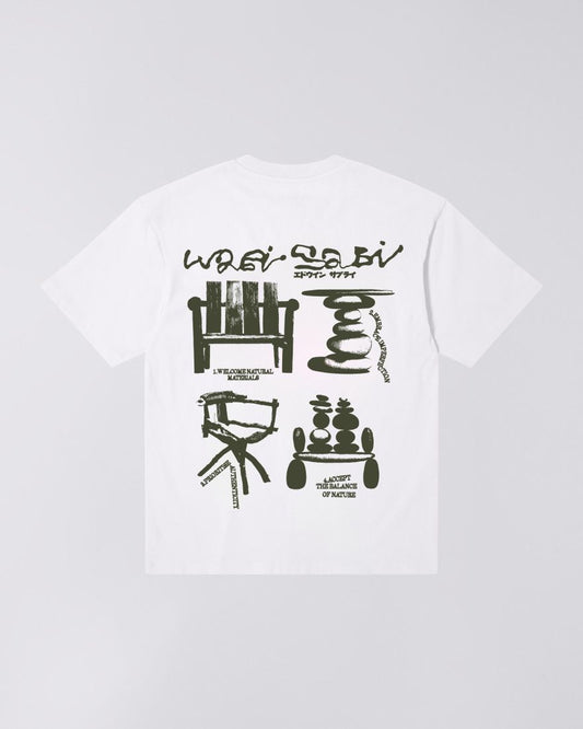 Edwin Embrace Imperfection Tee - White
