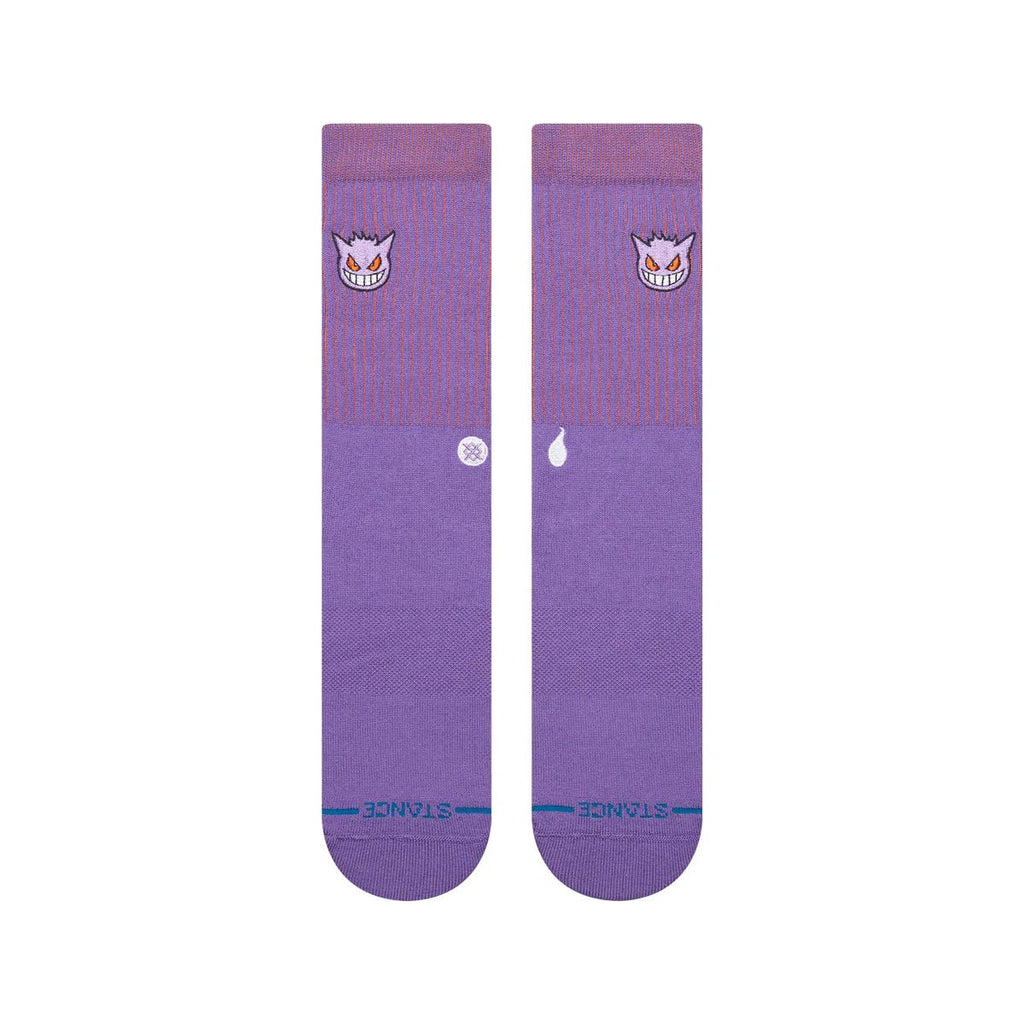 Stance Gengar Crew Sock - Purple - Kubanna