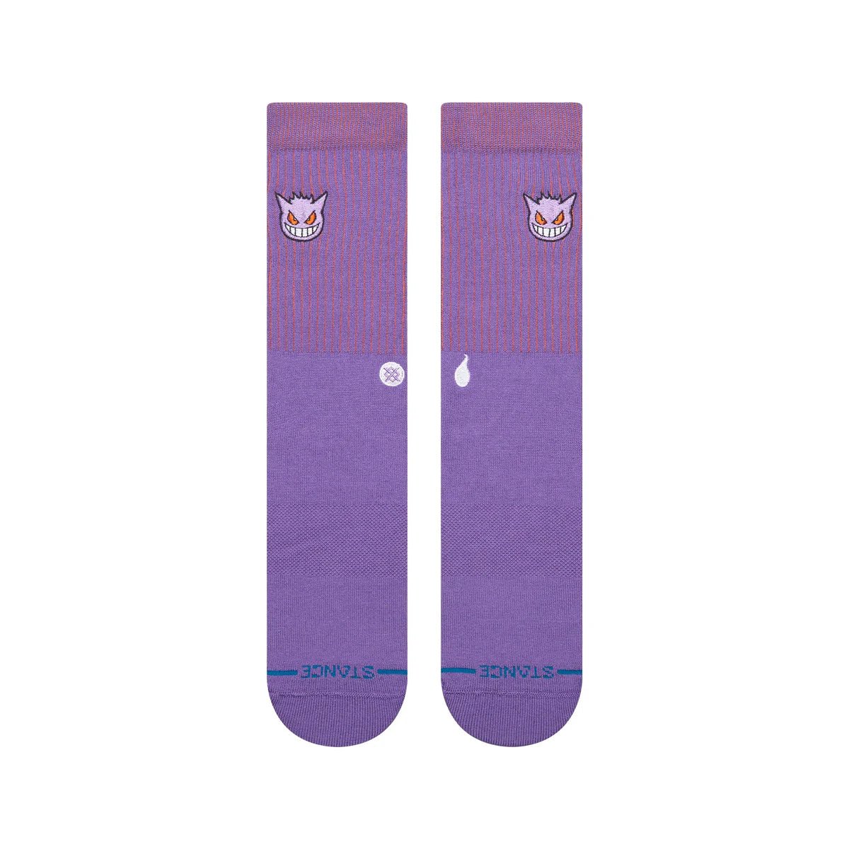 Stance Gengar Crew Sock - Purple - Kubanna