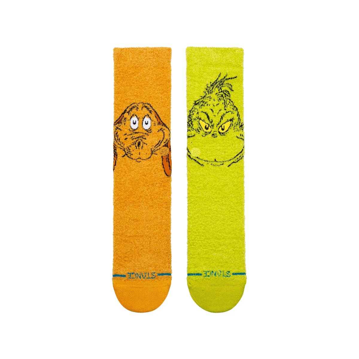 Stance Grinch And Max Sock - Green/Brown - Kubanna
